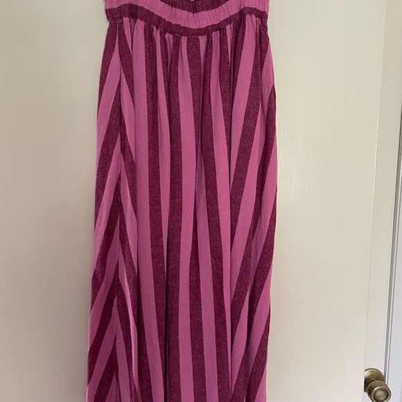 Target A New Day striped linen midi skirt - Picture 3 of 5